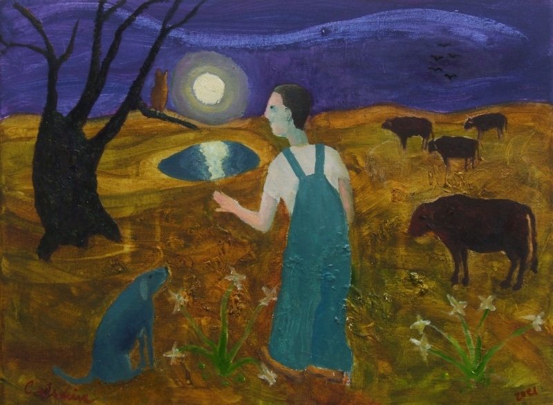 Nighttime Country Boy by artist Craig Irvin